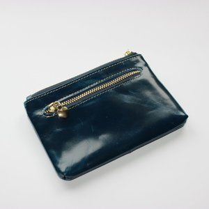 LAST CHANCE! Brighton Blue Green Leather Double Zip Wallet